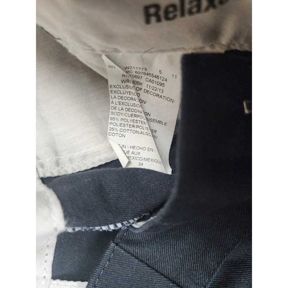 Dickies Relaxed Fit Multi-Pocket Work Shorts Black Mens 34 WR840BK